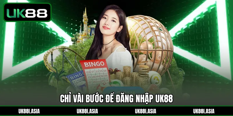 Chỉ vài bước để đăng nhập UK88